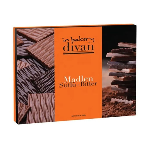 Picture of DIVAN Madlen Milk & Bitter Chocolate 500 g